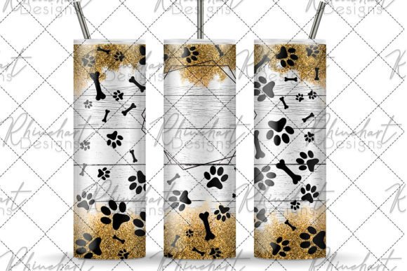 Download Dog Paws Straight Tumbler Wrap - Straight tumbler Collection