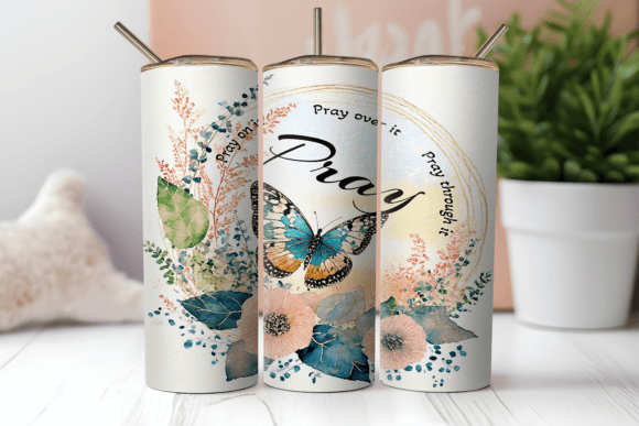 Download Pray on It 20oz Straight Tumbler Wrap - Straight tumbler Collection