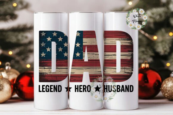 Download Patriotic Dad Tumbler Wrap 20oz - Dad tumbler wrap Collection