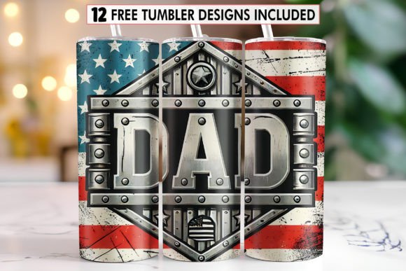 Download American Dad Tumbler Wrap Sublimation - Dad tumbler wrap Collection
