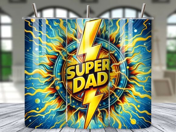 Download Super Dad Tumbler Wrap Sublimation PNG - Dad tumbler wrap Collection