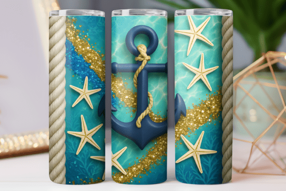 Download Summer Beach Tumbler Wrap Png Art Design - Beach tumbler wrap Collection