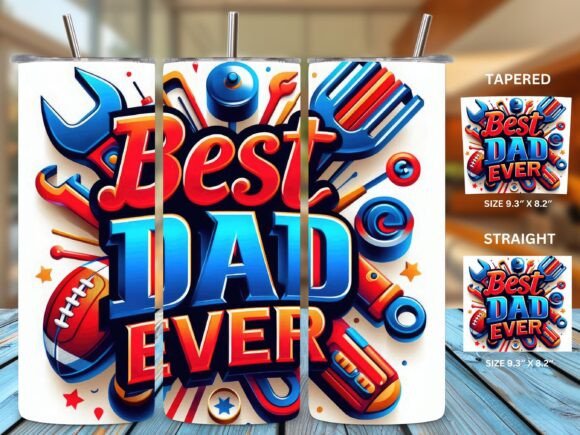 Download 20oz Dad Tumbler Wrap - Premium Bundle