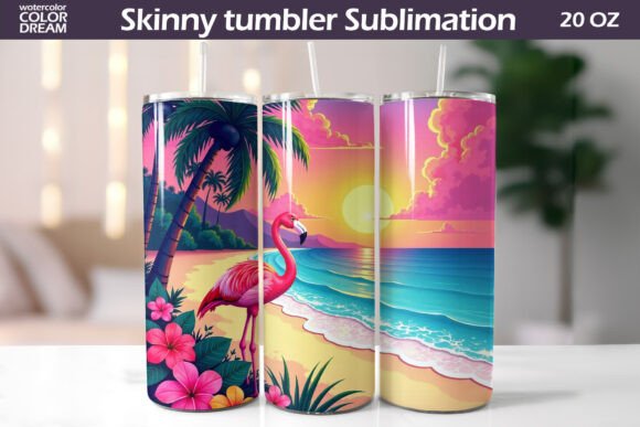 Download Tropical Beach Tumbler Wrap - Beach tumbler wrap Collection