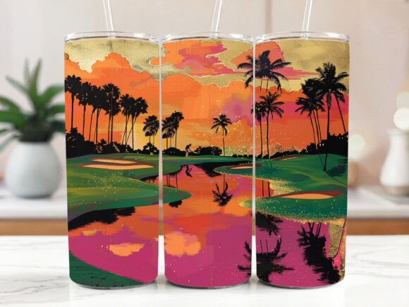 Download 3D Golf Ball 20 Oz Straight Tumbler - Straight tumbler Collection